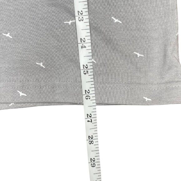 Denim & Flower Ricky Singh Mens Grey White Bird Pullover Long Sleeve Hoodie Med - Picture 9 of 11